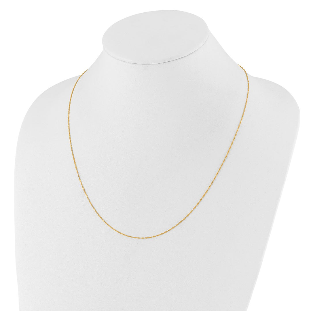 Gold 0.8mm Singapore Chain, 22