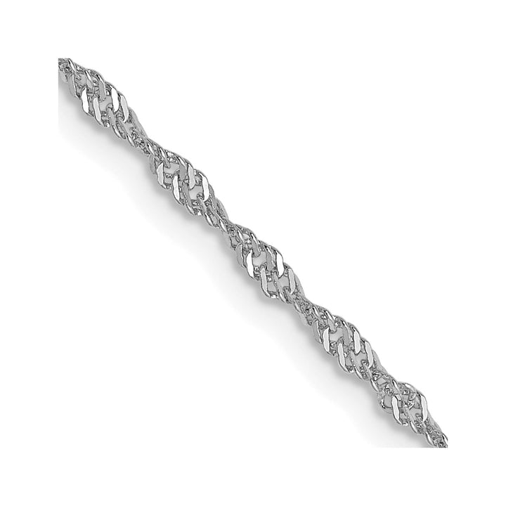 Gold 1.3mm Singapore Chain, 16"