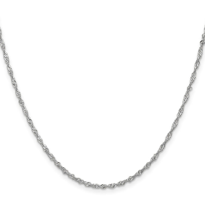 Gold 1.7mm Singapore Chain, 16"