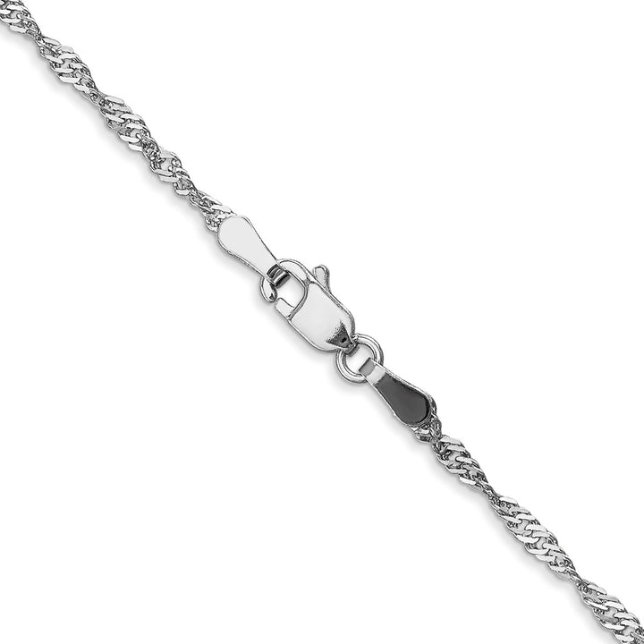 Gold 1.7mm Singapore Chain, 16"