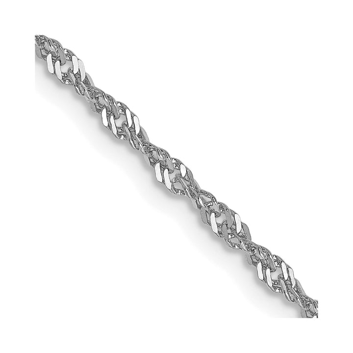 Gold 1.7mm Singapore Chain, 16"