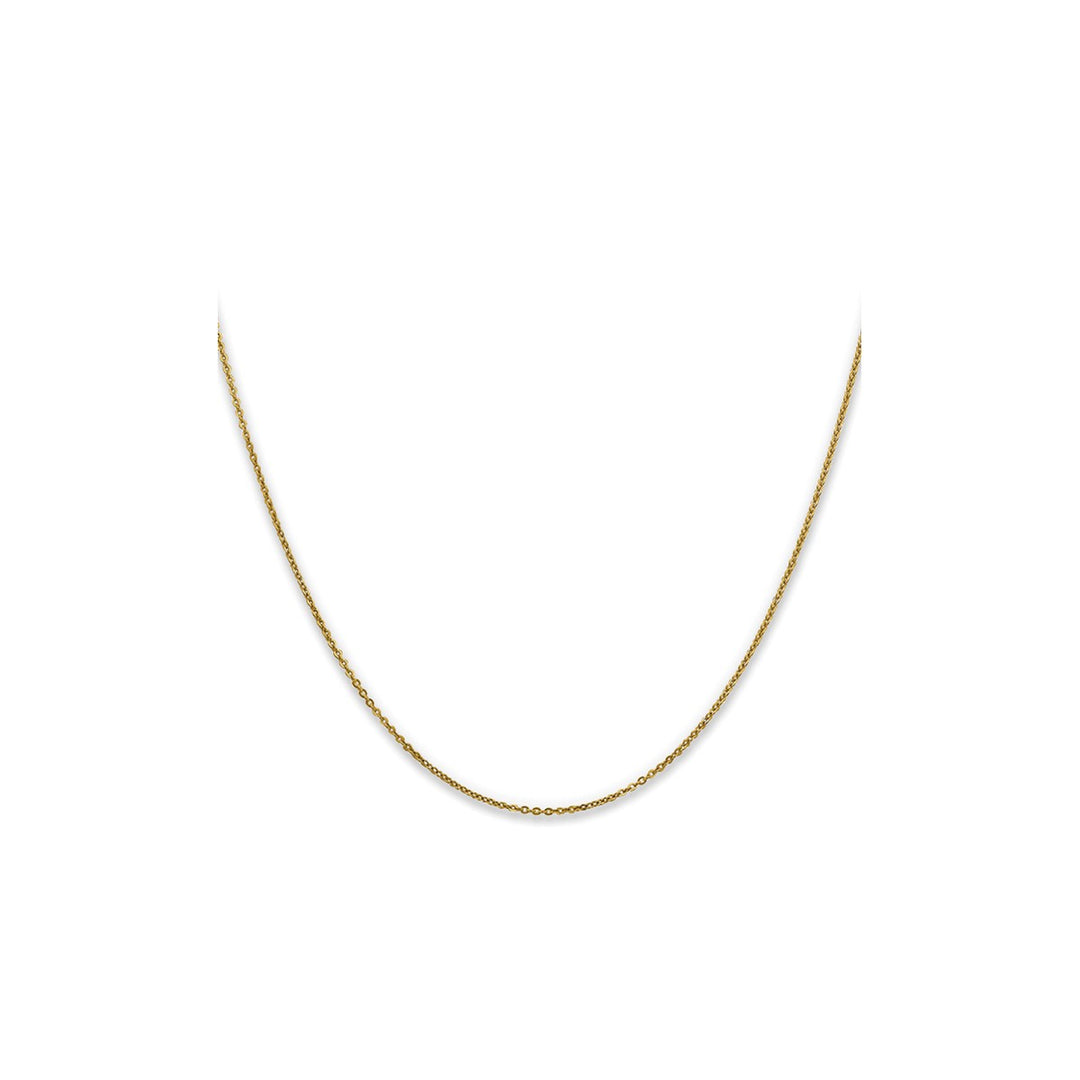 Gold 1.1mm Cable Chain, 18