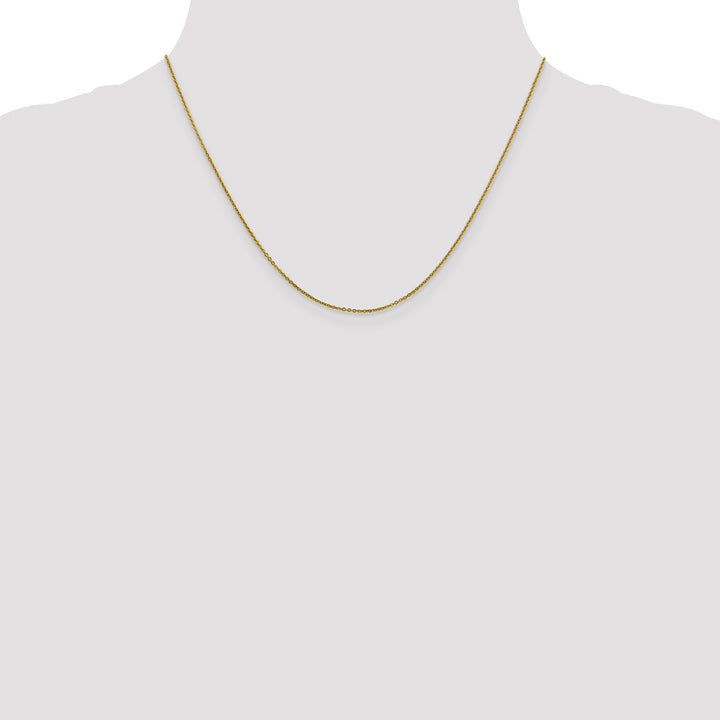 Gold 1.1mm Cable Chain, 18"