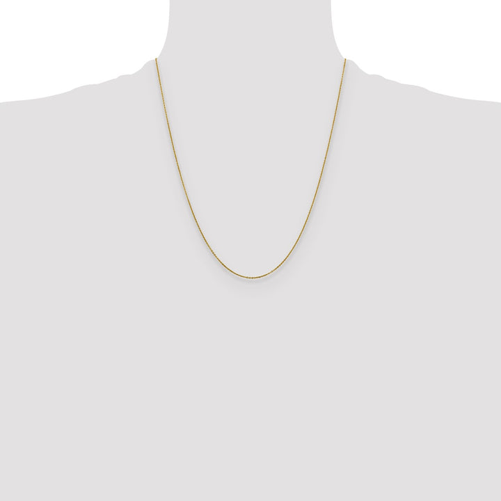 Gold 1.1mm Cable Chain, 22"