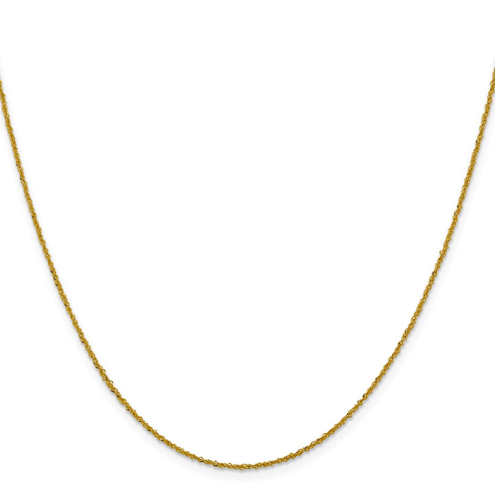 Gold 1mm Singapore Chain, 20"