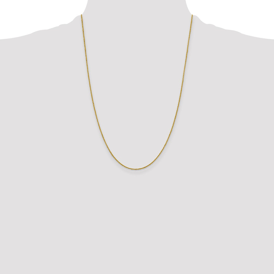 Gold 1mm Singapore Chain, 24