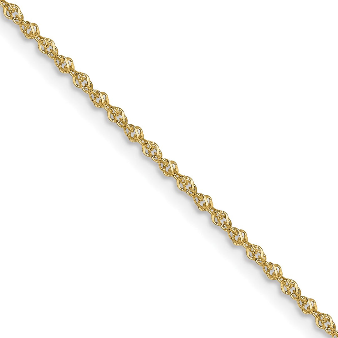 Gold 1mm Singapore Chain, 24