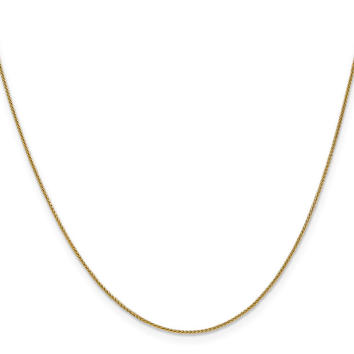 Gold 0.8mm Spiga (Wheat) Chain, 22"
