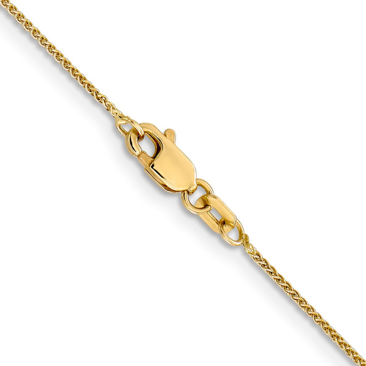 Gold 0.8mm Spiga (Wheat) Chain, 22"