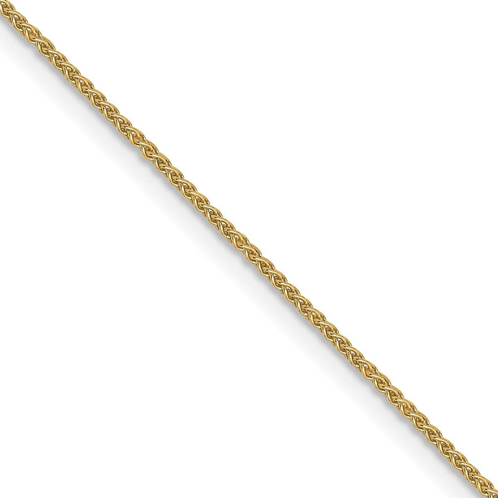 Gold 0.8mm Spiga (Wheat) Chain, 22"
