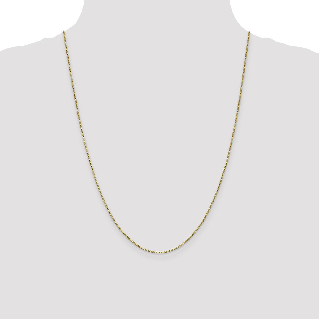 Gold 1mm Box Chain, 24