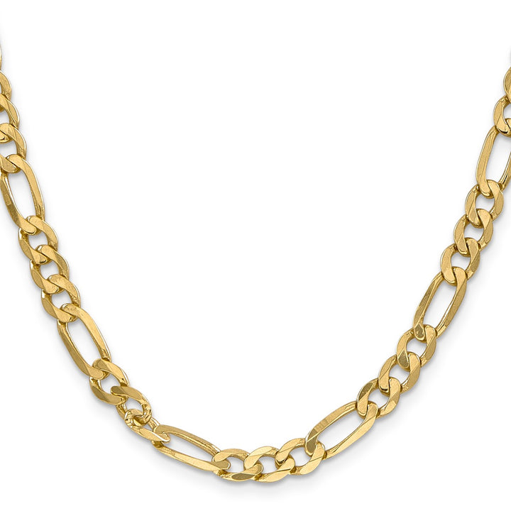 Gold 6.25mm Figaro Chain, 20"