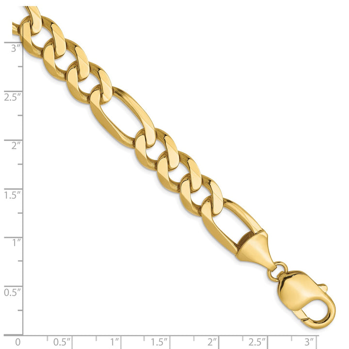 Gold 10mm Figaro Chain, 9"