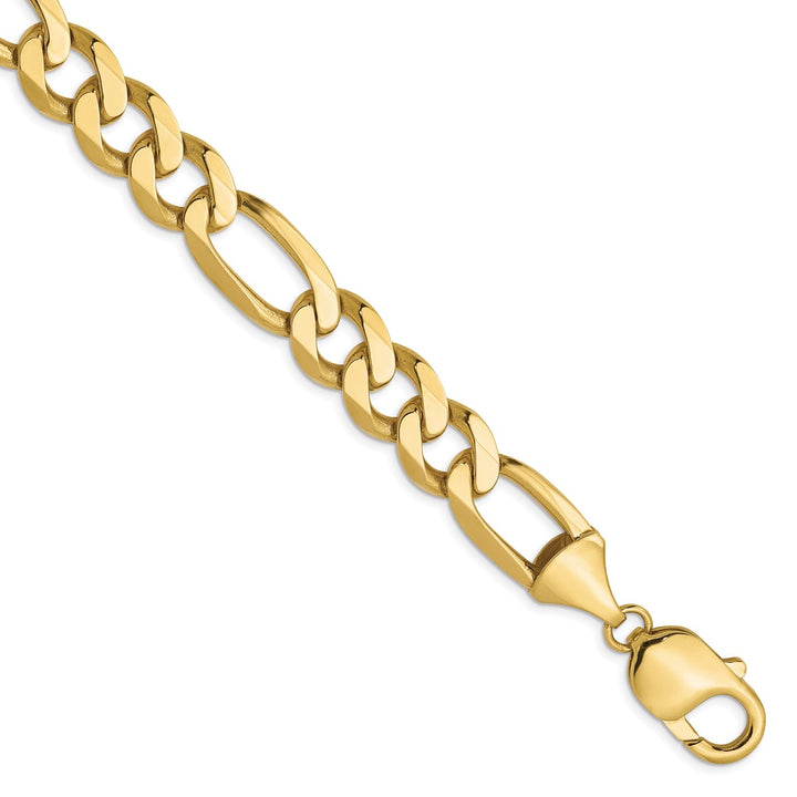 Gold 10mm Figaro Chain, 9"