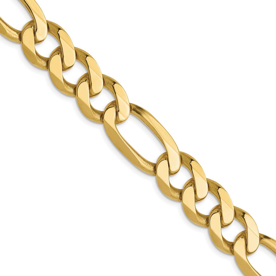 Gold 10mm Figaro Chain, 20"