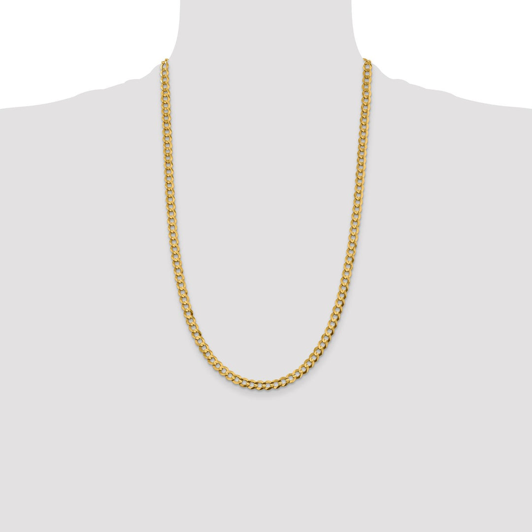 Gold 5.9mm Cuban Chain, 26