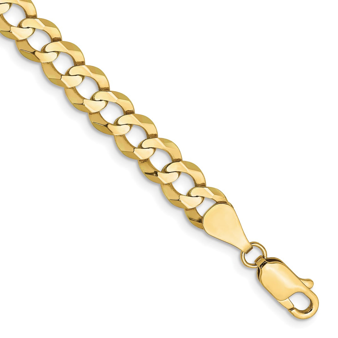 Gold 7.2mm Cuban Chain, 8"