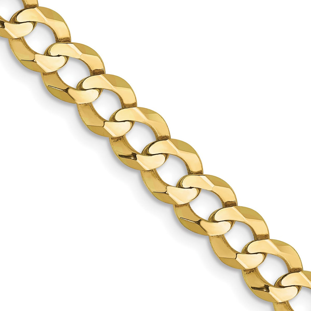 Gold 7.2mm Cuban Chain, 24"