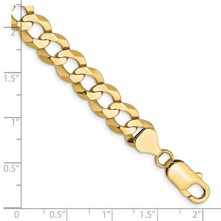 Gold 8.3mm Cuban Chain, 8"