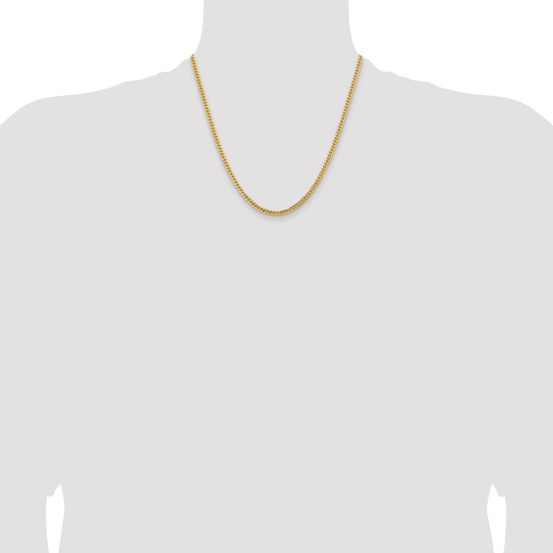 Gold 3.5mm Cuban Chain, 20