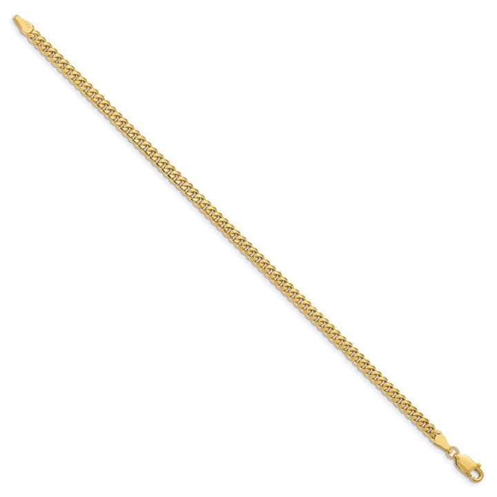 Gold 3.5mm Cuban Chain, 7"