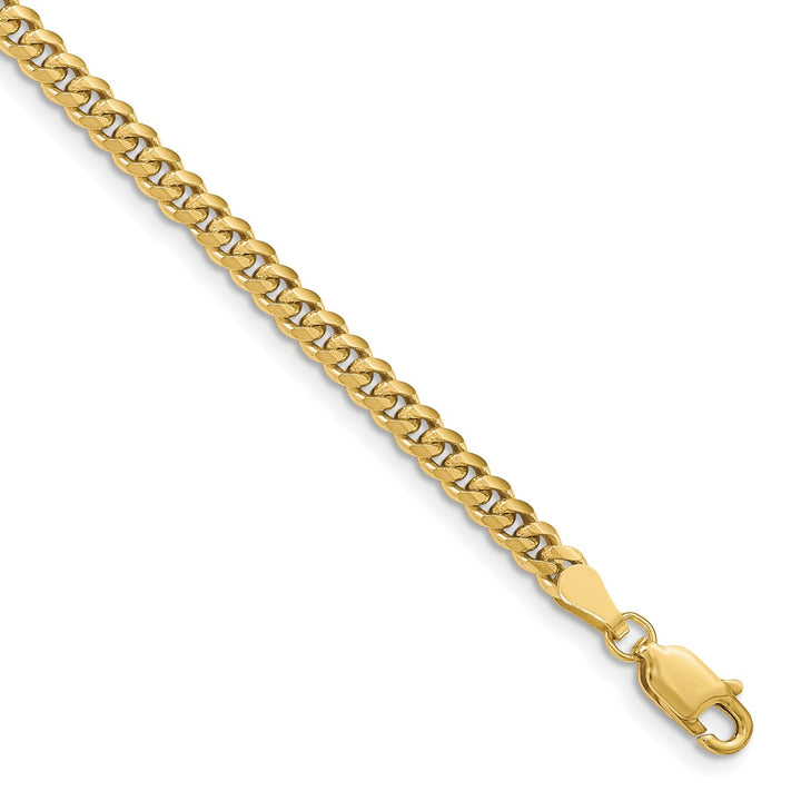 Gold 3.5mm Cuban Chain, 7"
