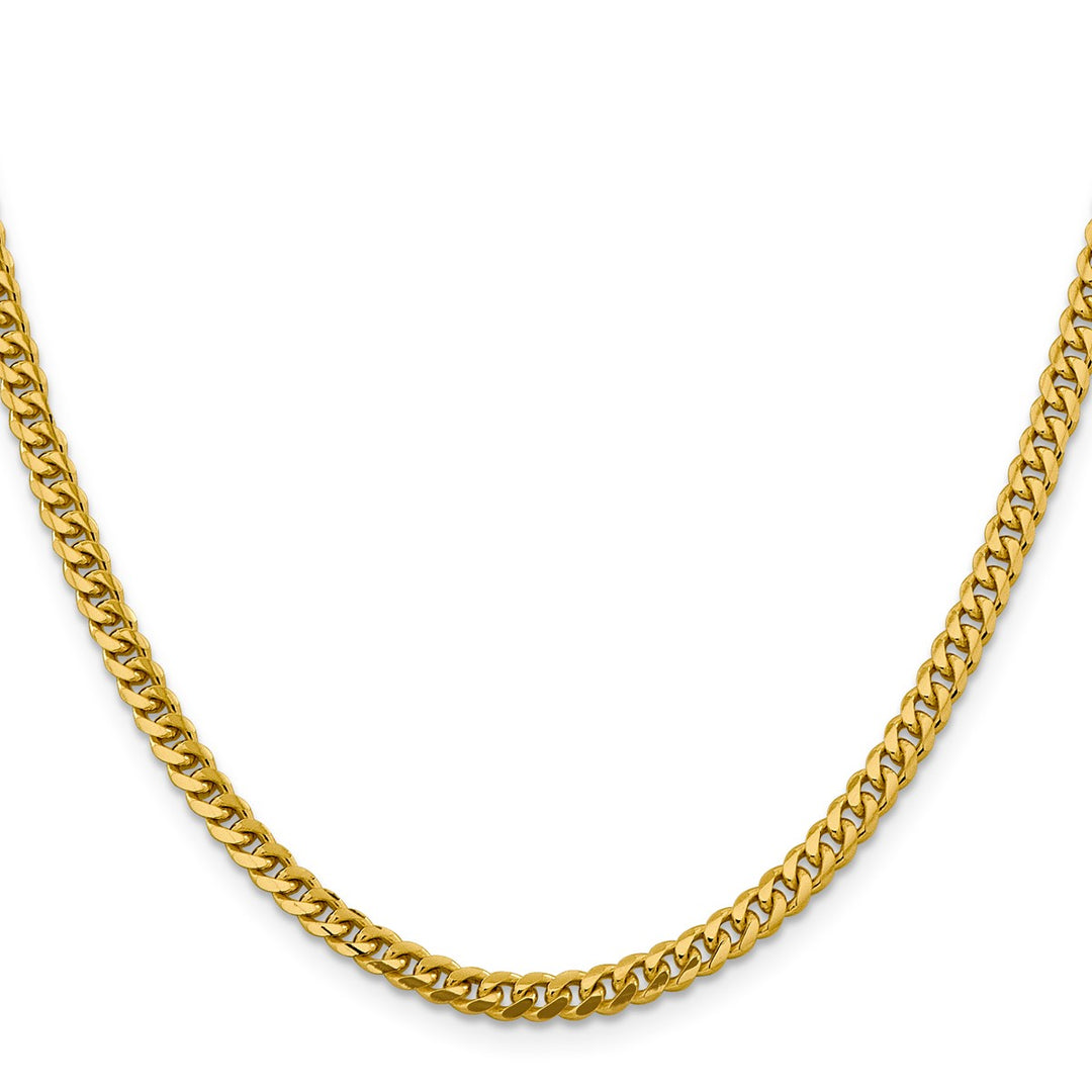 Gold 4.25mm Cuban Chain, 26