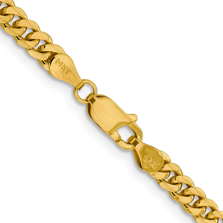 Gold 4.25mm Cuban Chain, 26"