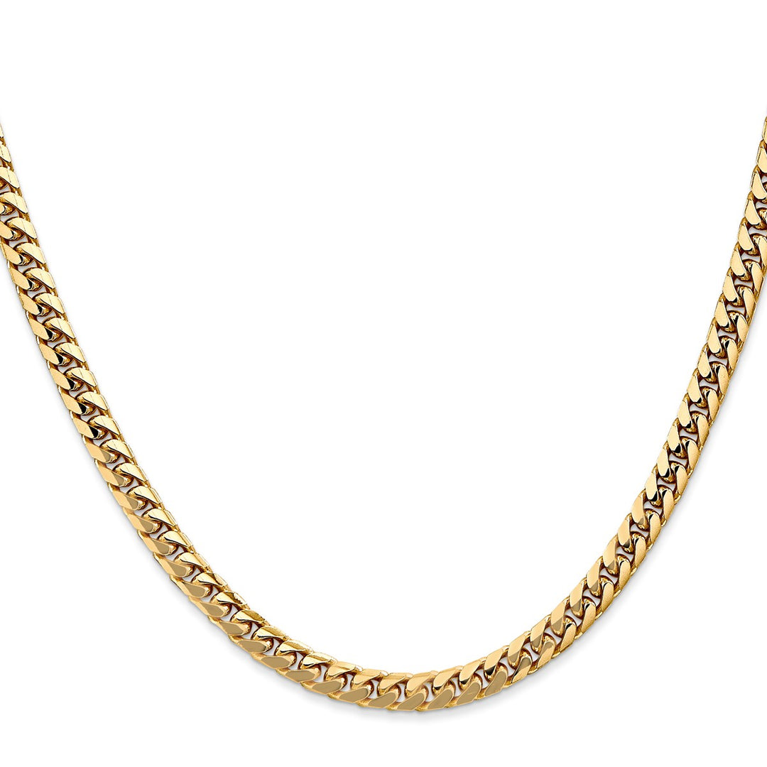 Gold 4.3mm Cuban Chain, 26
