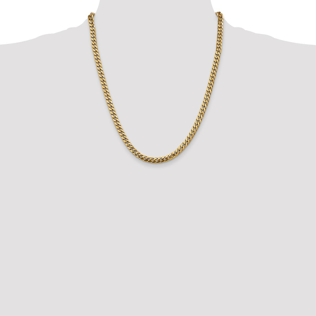 Gold 5mm Cuban Chain, 22
