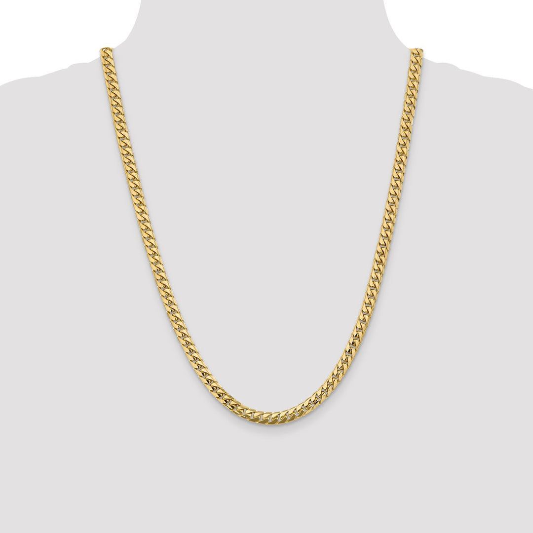 Gold 5.5mm Cuban Chain, 24