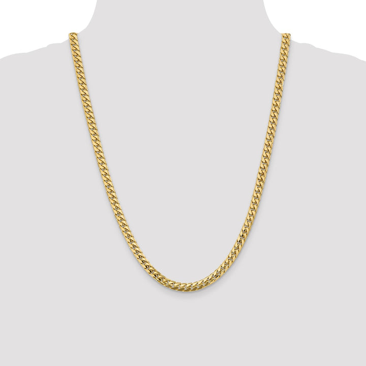 Gold 5.5mm Cuban Chain, 24"