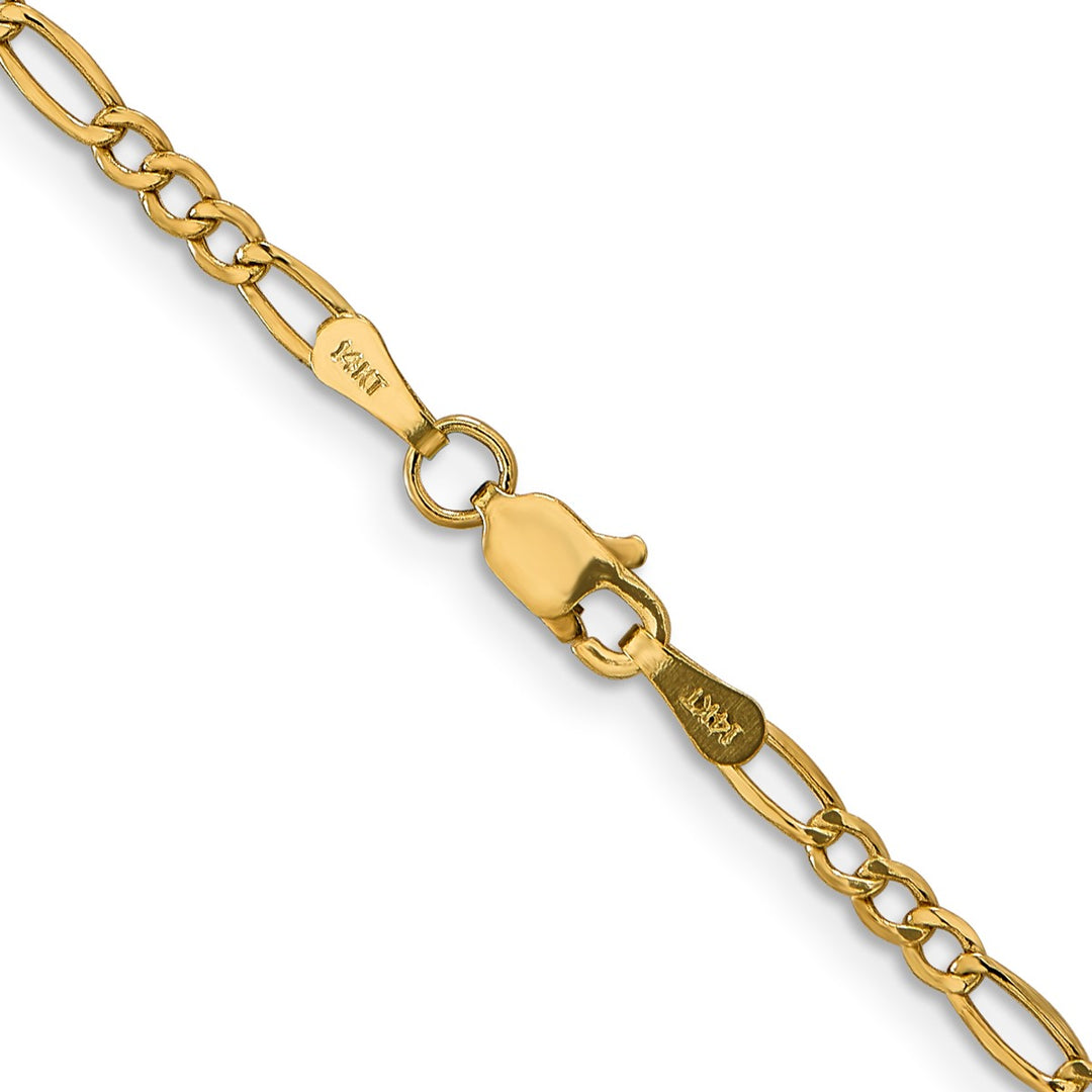 Gold 2.5mm Figaro Chain, 20