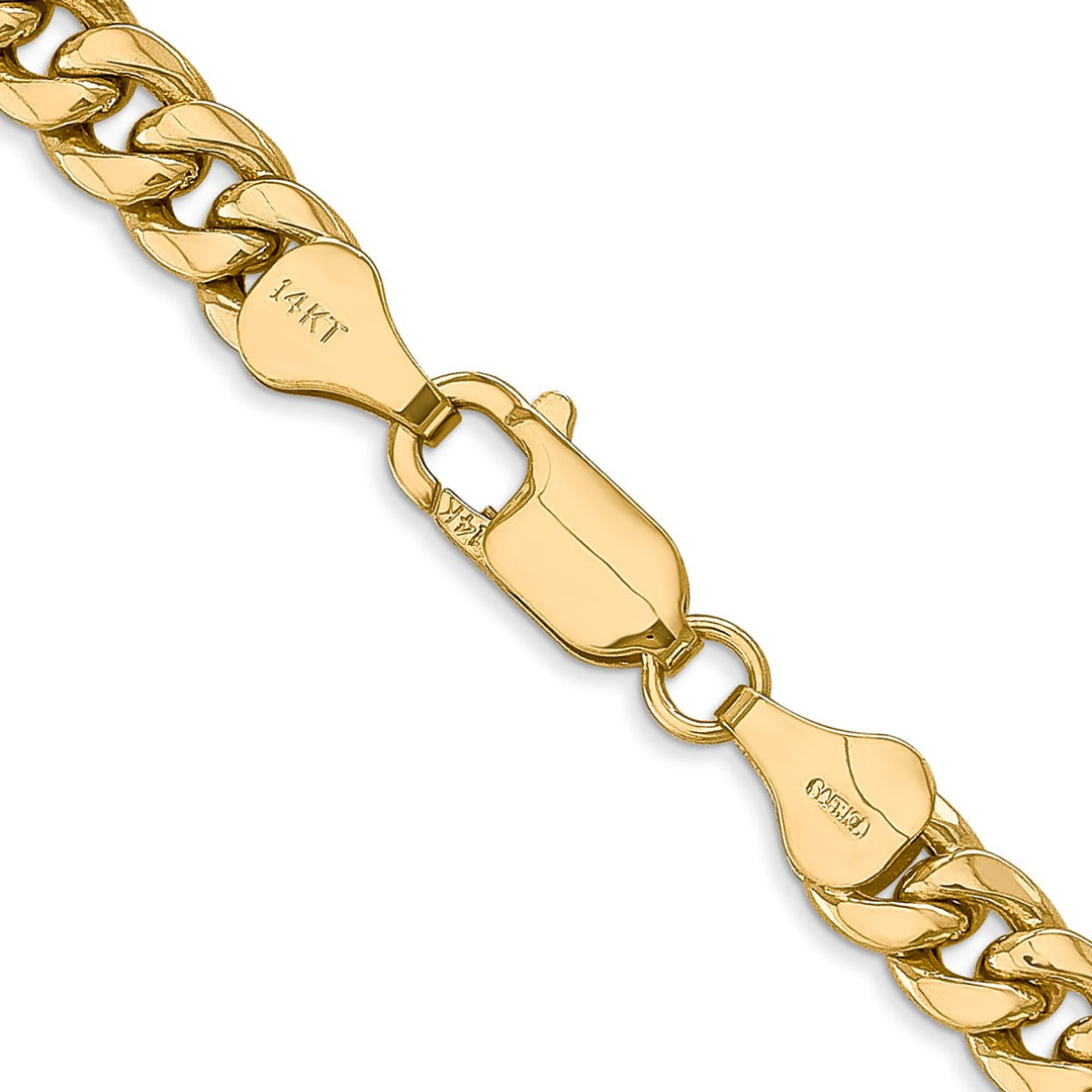 Gold 6mm Cuban Chain, 18