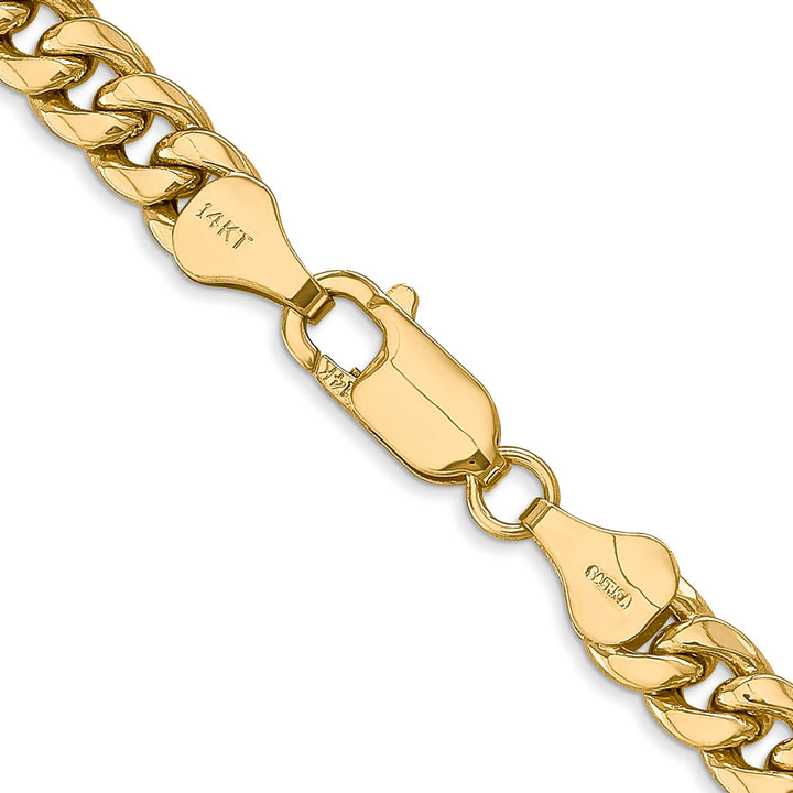 Gold 6mm Cuban Chain, 18"