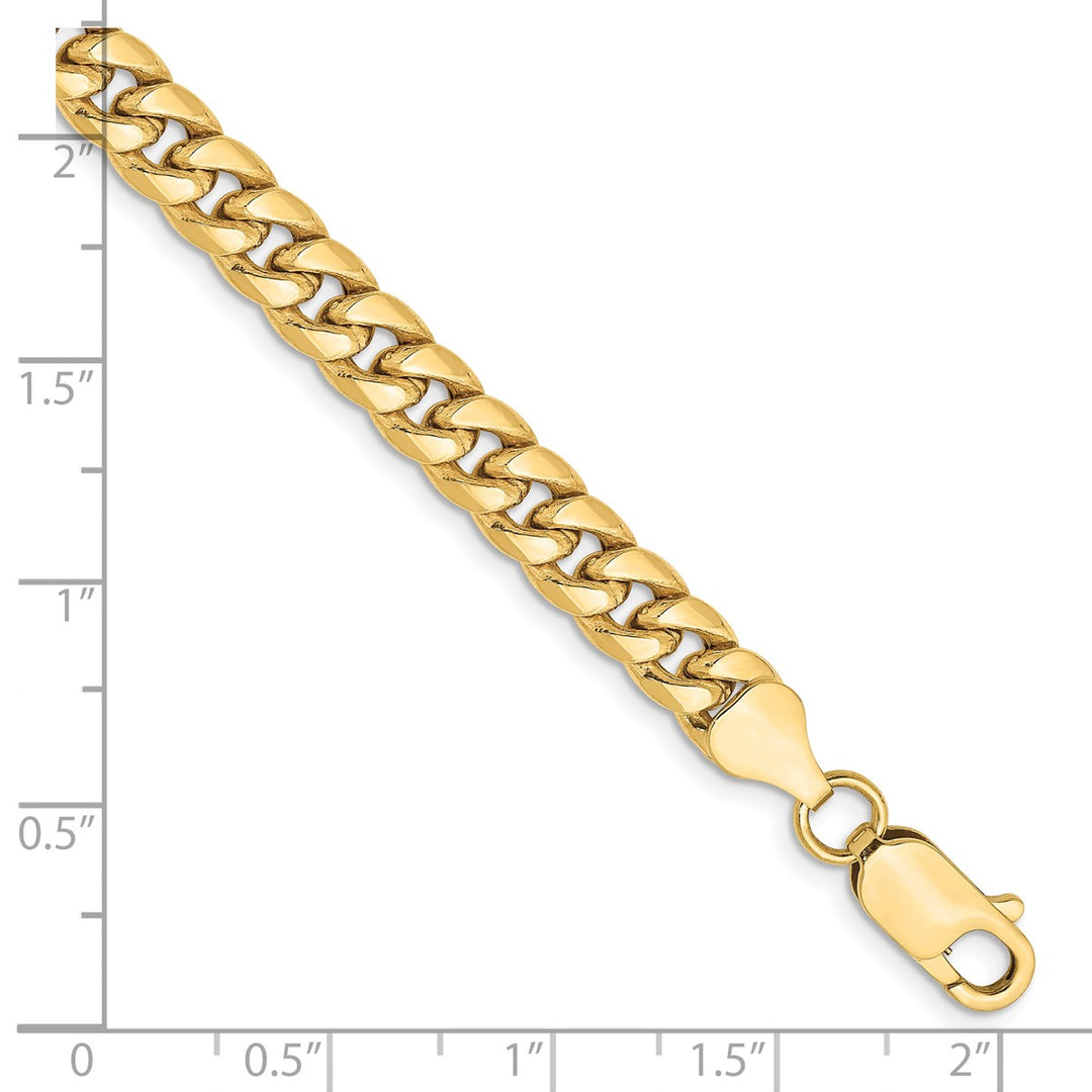 Gold 6.75mm Cuban Chain, 8
