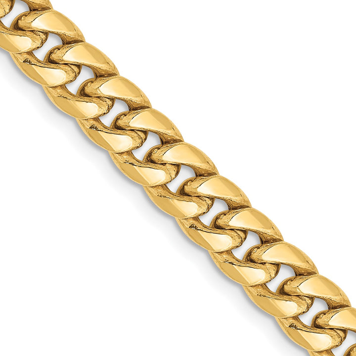 Gold 6mm Cuban Chain, 18"