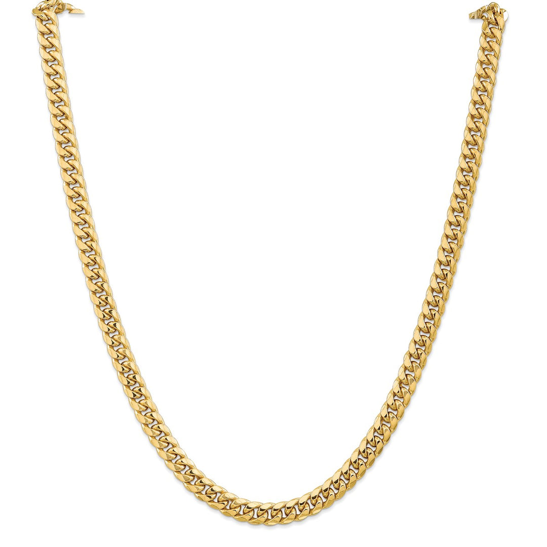 Gold 6.75mm Cuban Chain, 20