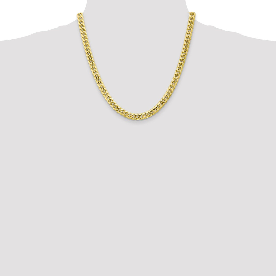 Gold 6.75mm Cuban Chain, 20