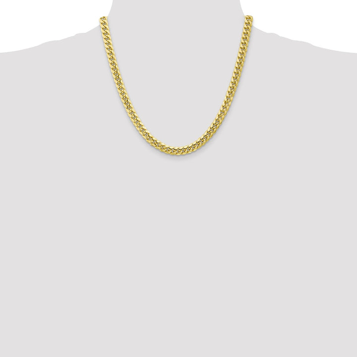 Gold 6.75mm Cuban Chain, 20"