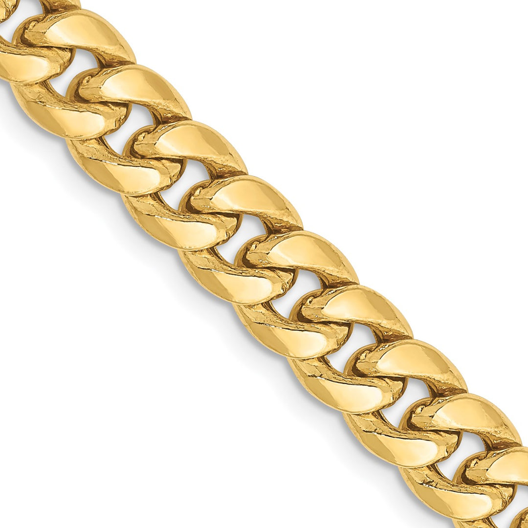 Gold 6.75mm Cuban Chain, 22"