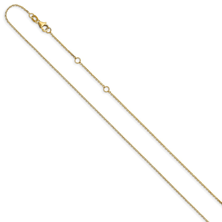 Gold 0.8mm Cable Chain, 16"