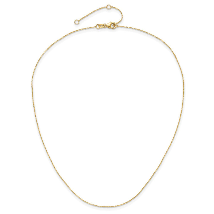 Gold 0.8mm Cable Chain, 16"
