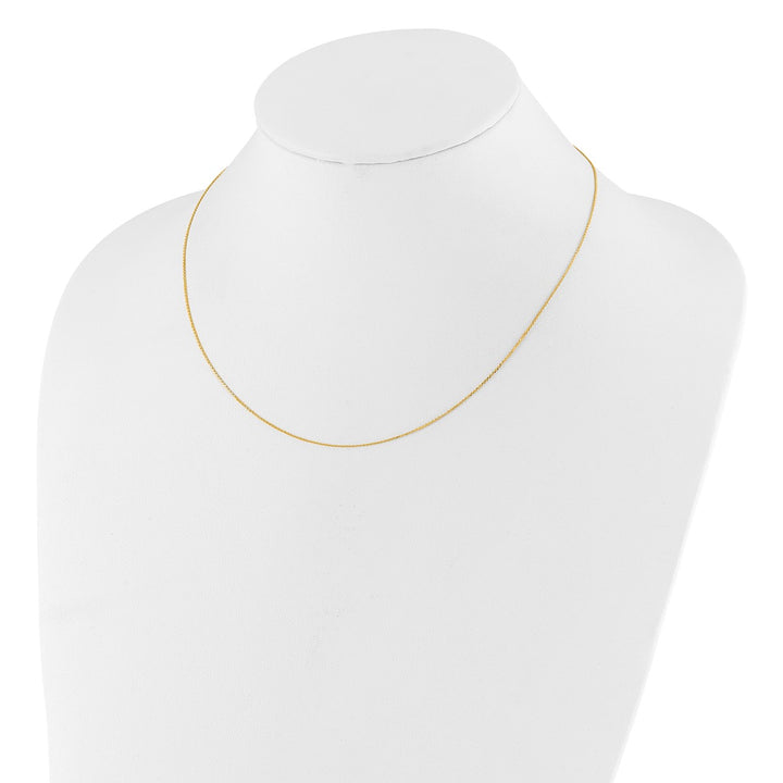 Gold 0.8mm Cable Chain, 16"
