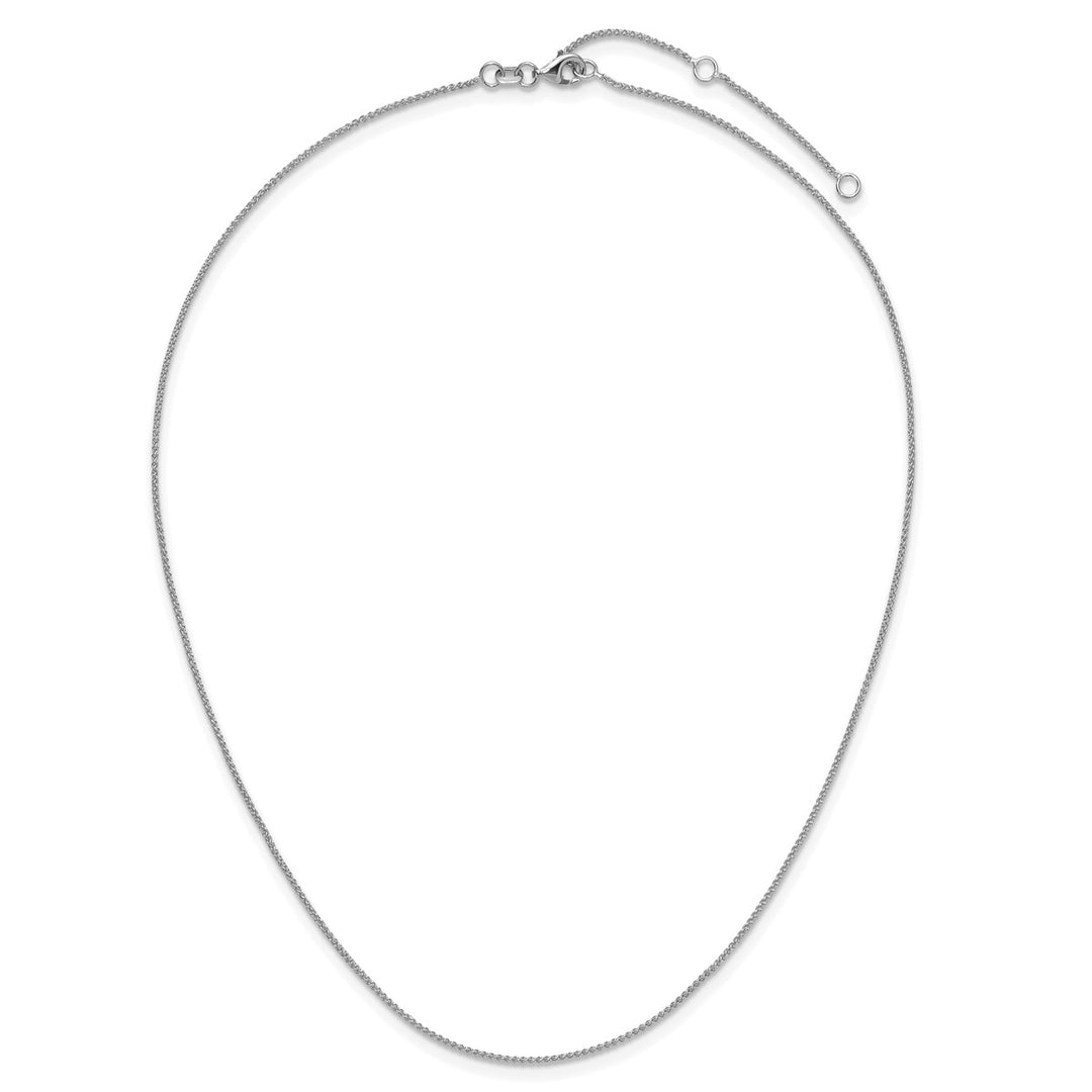 Gold 1mm Spiga (Wheat) Chain, 16