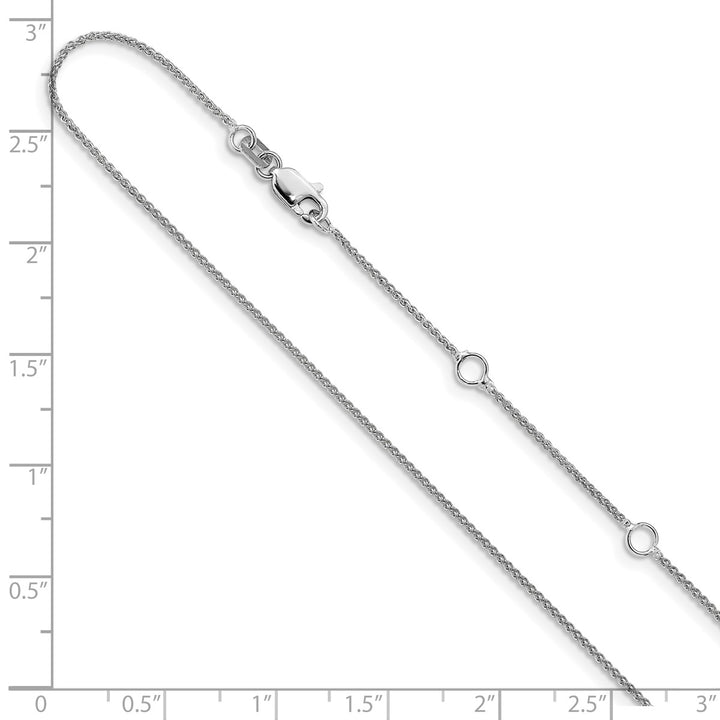 Gold 1mm Spiga (Wheat) Chain, 16"