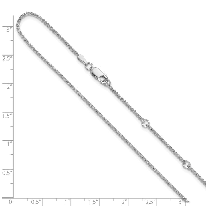 Gold 1.5mm Spiga (Wheat) Chain, 16"