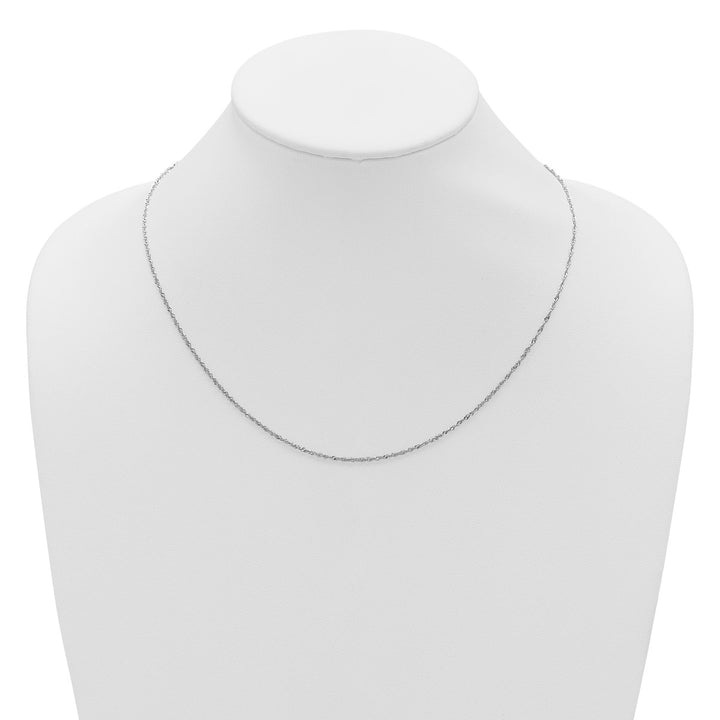 Gold 1.3mm Singapore Chain, 22"