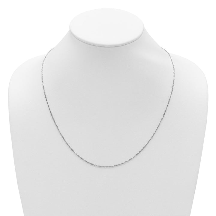 Gold 1.3mm Singapore Chain, 22"