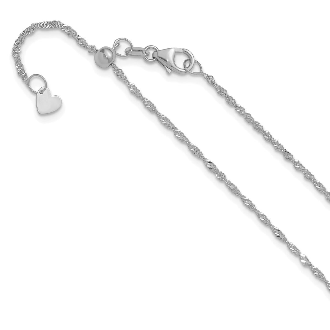 Gold 1.3mm Singapore Chain, 22"